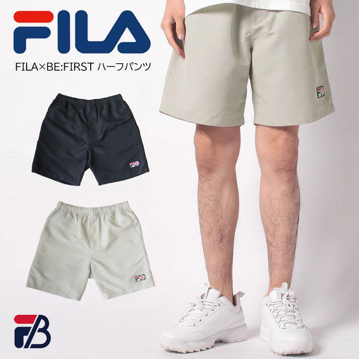 FILA（フィラ） FILA×BE:FIRST コラボ ハーフパンツ メンズ スポーツ fuckmylife ハーフパンツflexwitme