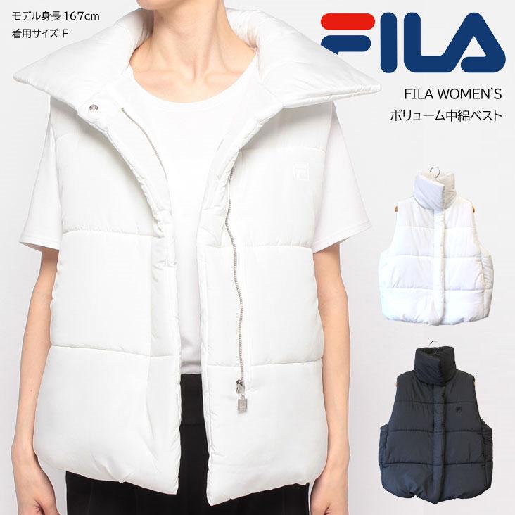 FILA 中綿ベストオフホワイトS 【公式通販】