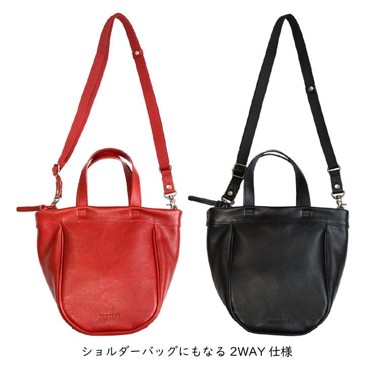 DOUBLES（ダブルス） 2WAY レザートートバッグ ショルダーバッグ 牛革