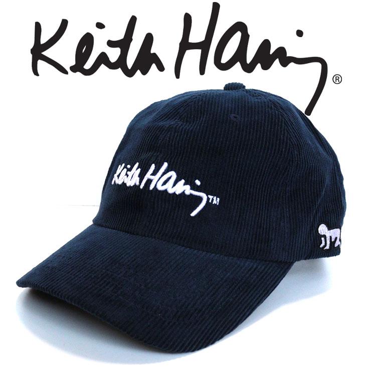 Keith Haring（キース ヘリング） コーデュロイ ローキャップ シンプル