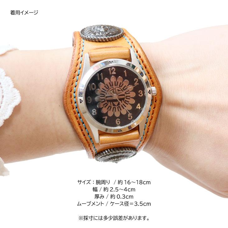 KC,s（ケイシイズ） ケーシーズ ウォッチブレス スリーコンチョ ダブル