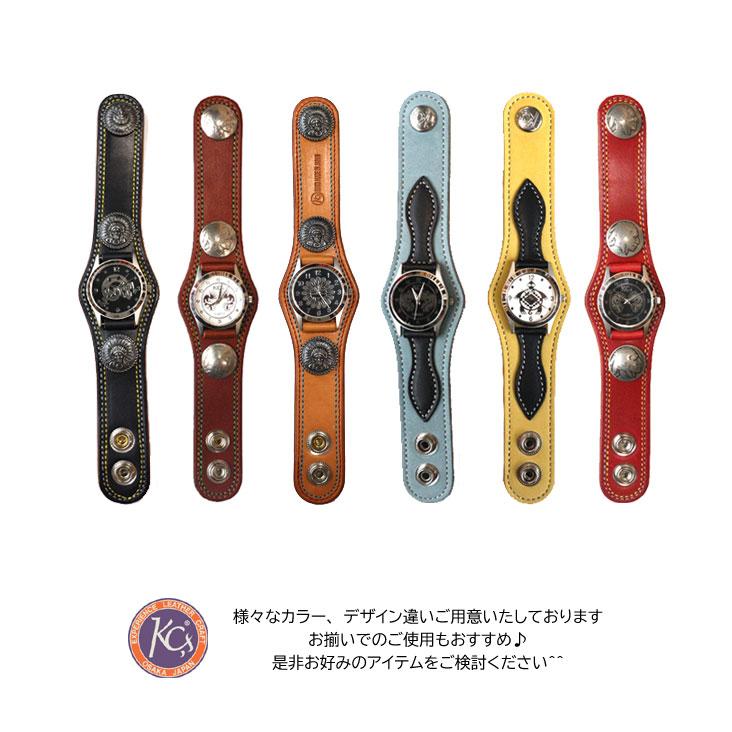 KC,s（ケイシイズ） ケーシーズ ウォッチブレス スリーコンチョ ダブル