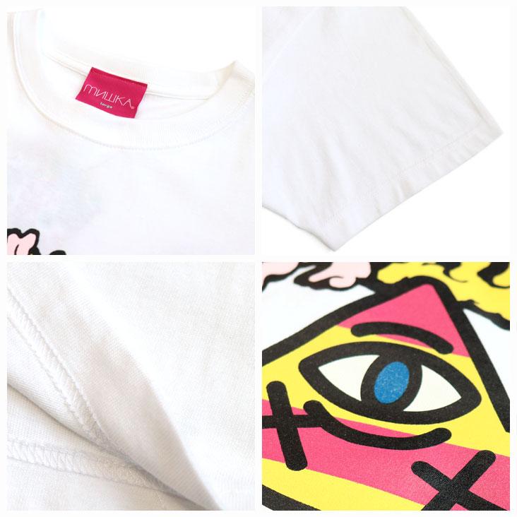MISHKA ミシカ FADE AWAY Tシャツ 半袖Tシャツ プリント プリントT 綿100％ 着心地 柔らか インパクト 個性的 印象的 クルーネック ベーシック | MISHKA | 03