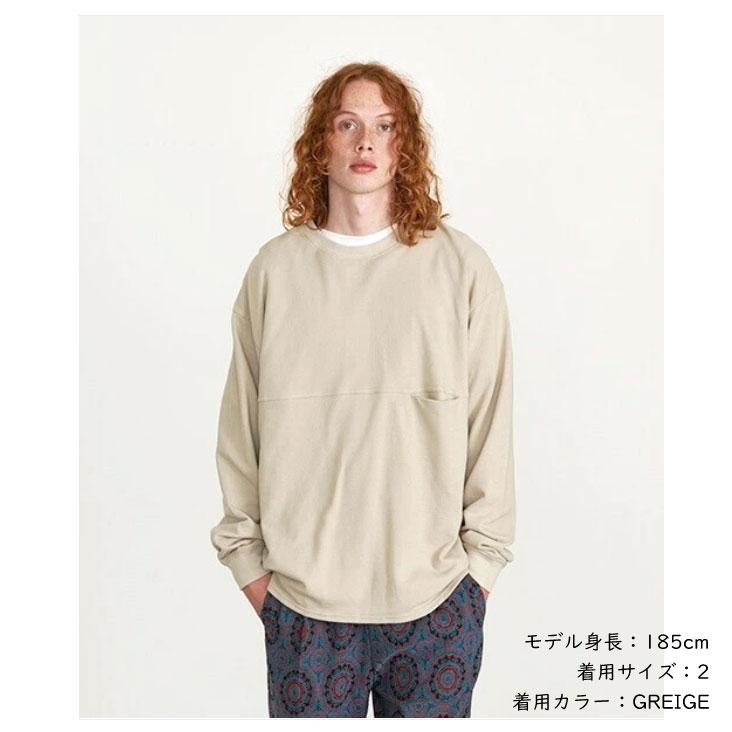 Revo. レヴォ カノコ裏毛 ロンT ルーズシルエット 鹿の子編み 凹凸
