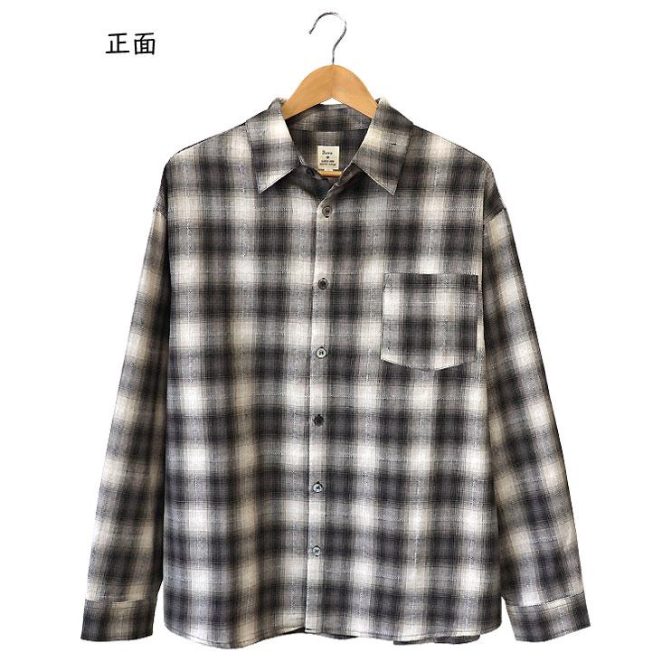 Revo. レヴォ オンブレチェックシャツ ジャガード LS 長袖 古着感