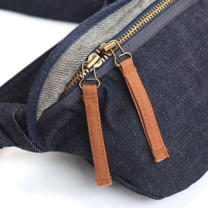 UES（ウエス） ウエストバッグ デニム ボディバッグ made in JAPAN
