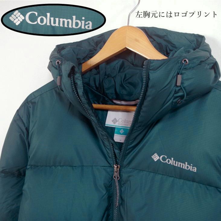 せ*な様 コロンビア hooded puffer jacket ネイビー　テック コロンビア hooded puffer jacket ネイビー テック city - メルカリ