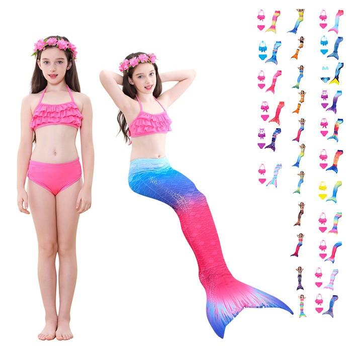 送料無料 マーメイド ビキニ ３段フリル 子供水着 キッズ 女の子 女児用水着 人魚 水着 ベビー水着 3点セット ビキニ 女の子 バンドゥswkids103 Fuswkids103 Mitomi 通販 Yahoo ショッピング