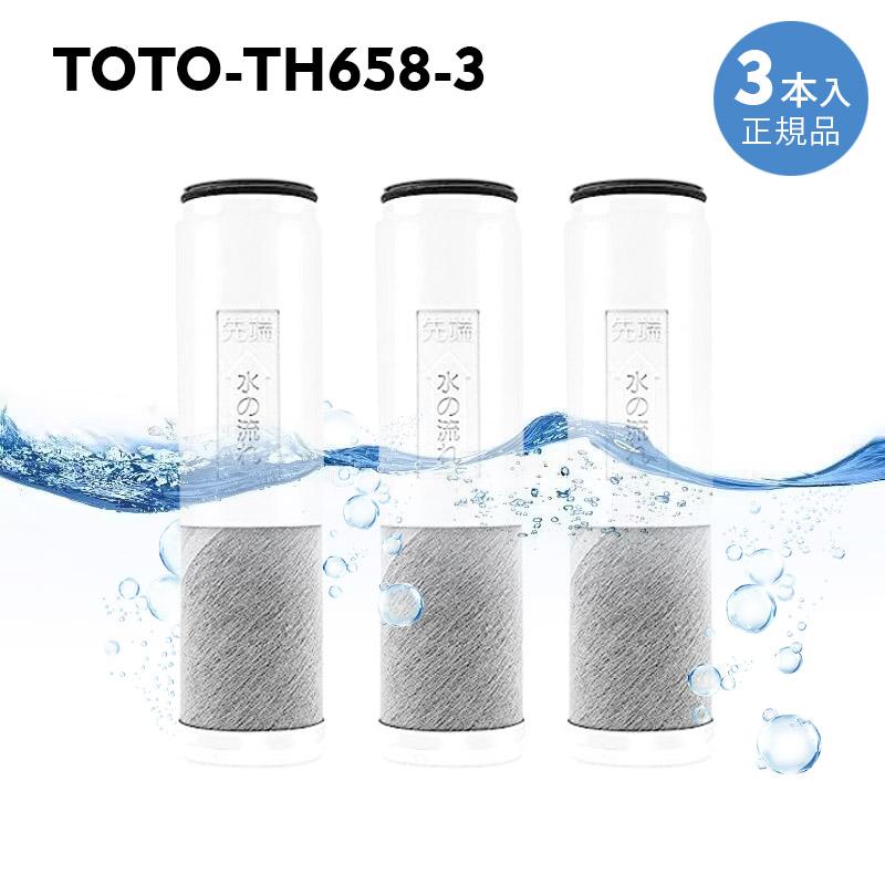 送料無料】TOTO TH658-3 交換用浄水器カートリッジ オールインワン塩素