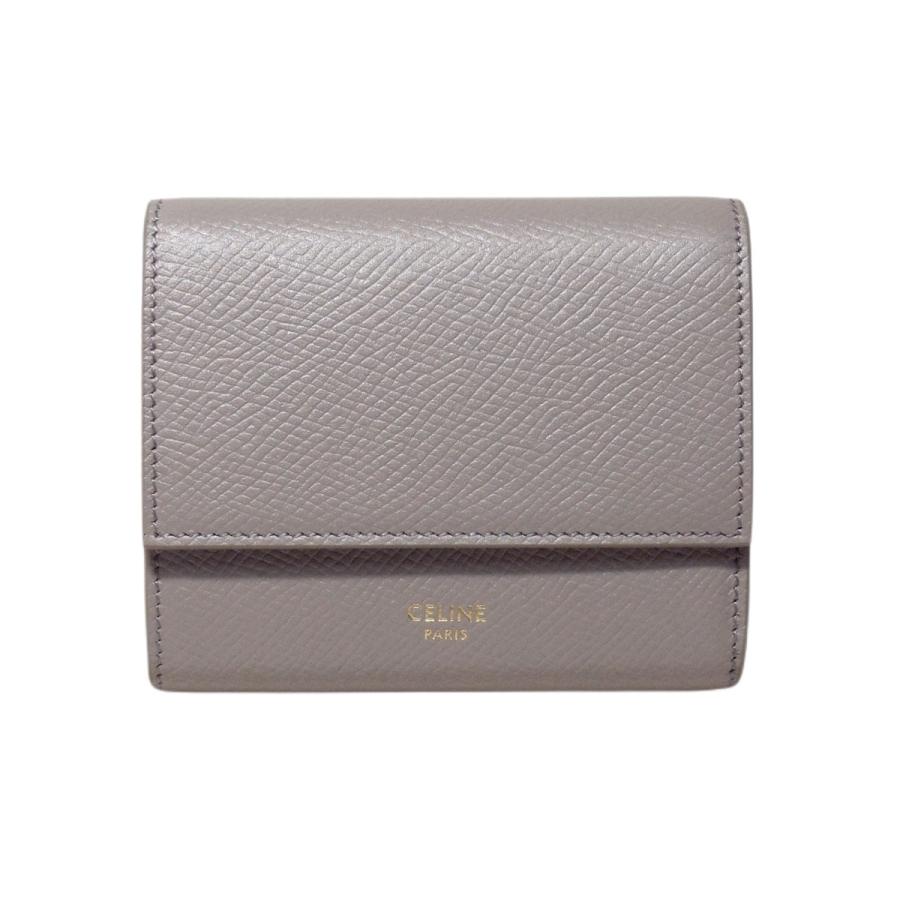 CELINE スモール トリフォールドウォレット ぺブル 楽天市場】CELINE セリーヌ 二つ折り財布 Small Torifold Wallet