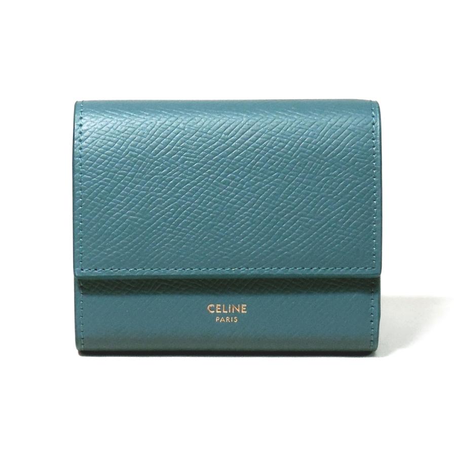 セリーヌ スモール トリフォールドウォレット プルシャンブル 財布 10b573bel 07ps Celine Cew040 みとよ 通販 Yahoo ショッピング