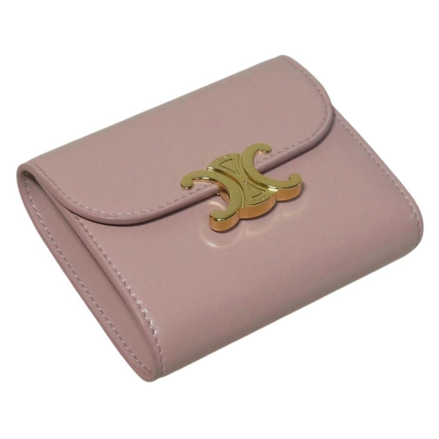 新品 未使用 Celine 長財布 トリオンフ ピンク-