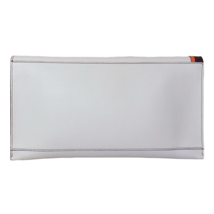 EMILIO PUCCI エミリオプッチ クラッチバッグ レザー ホワイト 61BD20  