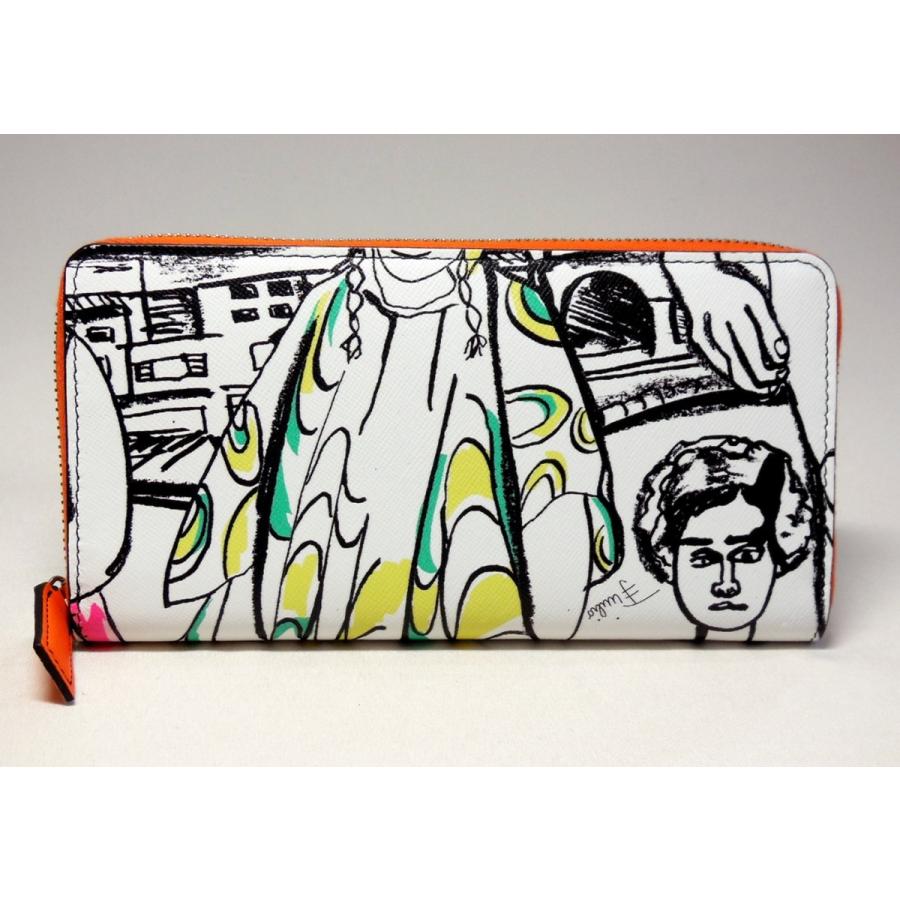 EMILIO PUCCI エミリオプッチ ラウンドファスナー長財布