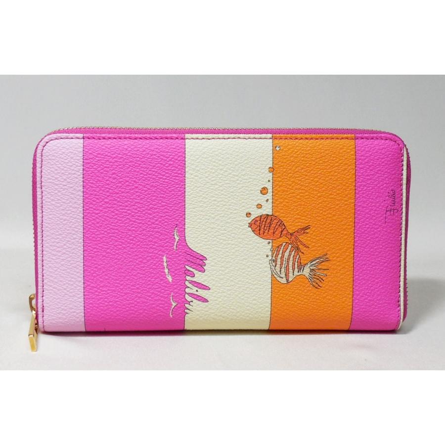 エミリオプッチ ファスナー長財布 フロリダ ピンク 81sm11 813 018 Emilio Pucci Ep735 みとよ 通販 Yahoo ショッピング