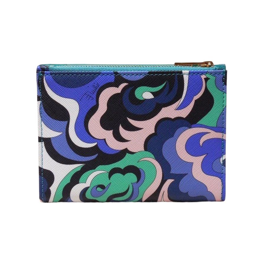 エミリオプッチ　EMILIO PUCCI パスポートケース EMILIO PUCCI エミリオプッチ PVC×レザー パスポートケース