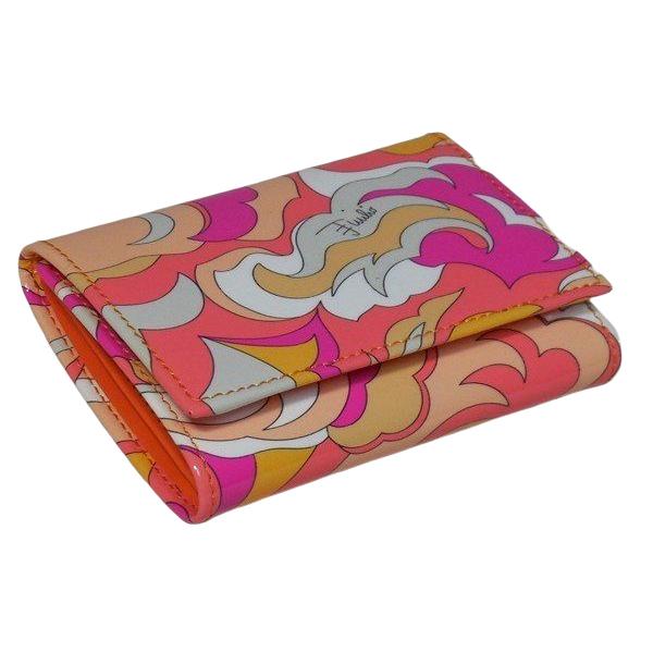 EMILIO PUCCI エミリオプッチ 三つ折り財布 ポップフラワー EMILIO PUCCI エミリオプッチ 三つ折り財布 ポップフラワー
