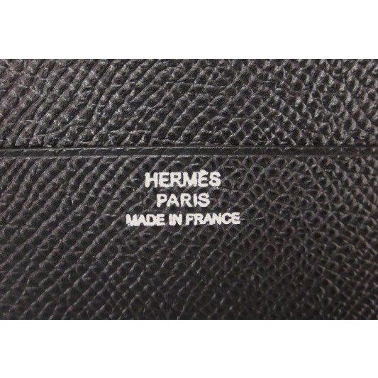 エルメス 財布 メンズ MC2 ピタゴラス エプソン ブラック HERMES｜mitoyo｜06