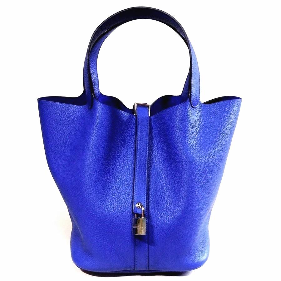 エルメス バッグ ピコタンロック26 GM ブルー・エレクトリック トリヨンクレマンス HERMES hb061みとよ 通販