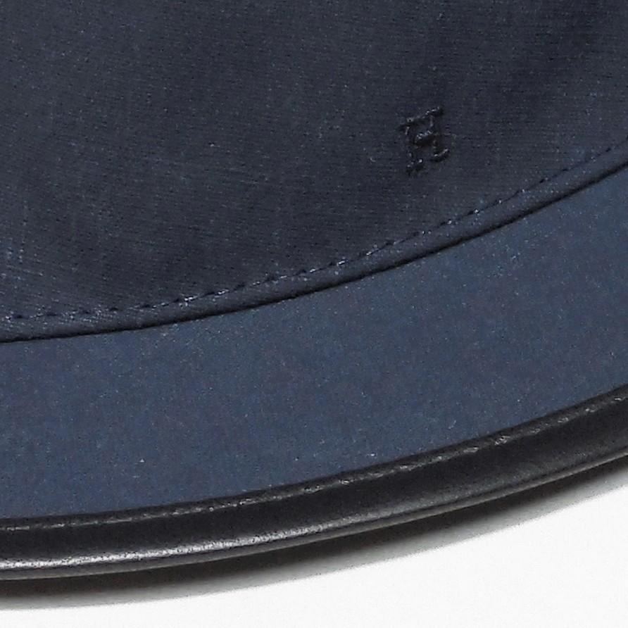 エルメス トラヴィス ナイトブルー 麻 メンズハット 帽子 HERMES 