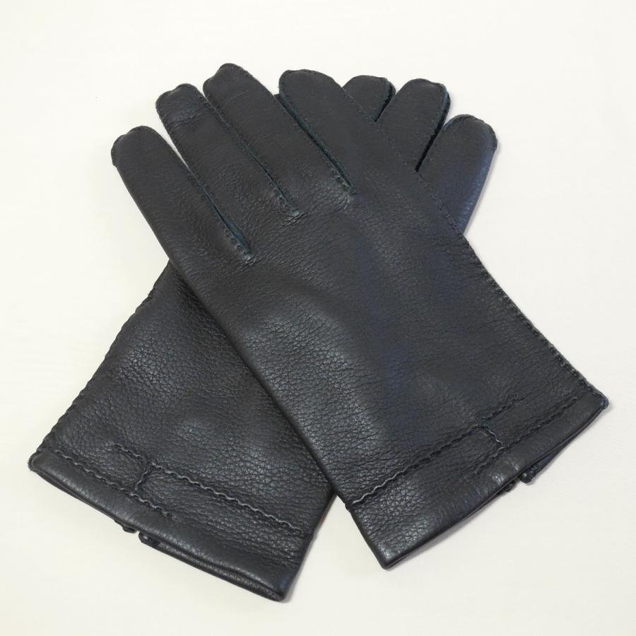 エルメス メンズ手袋 グローブ パラドックス ブラック 鹿革 HERMES GANTS HOMME PARADOXE NOIR｜mitoyo