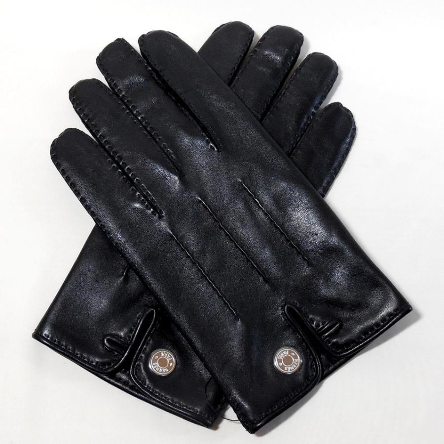 エルメス メンズ手袋 グローブ クルー ド セル ブラック ラム Hermes Hg017 みとよ 通販 Yahoo ショッピング