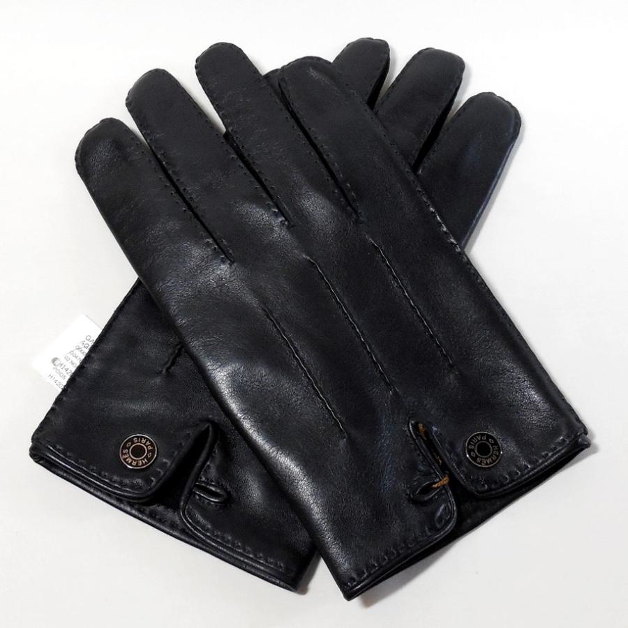 エルメス メンズ手袋 グローブ クルー・ド・セル ブラック ラム HERMES :hg018:みとよ - 通販 - Yahoo!ショッピング