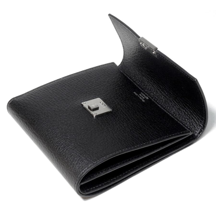 エルメス 財布 クリック12 ブラック シェーブル HERMES PORTEFEUILLE CLIC 12 CHEVER MYSORE NOIR｜mitoyo｜04