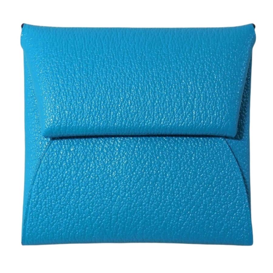 エルメス バスティア ヴェルソ ブルーフリーダ＋キュイーブル シェ―ヴル ミゾール コインケース 財布 HERMES BASTIA BLEU  FRIDA＋CUIVRE :hw299:みとよ - 通販 - Yahoo!ショッピング