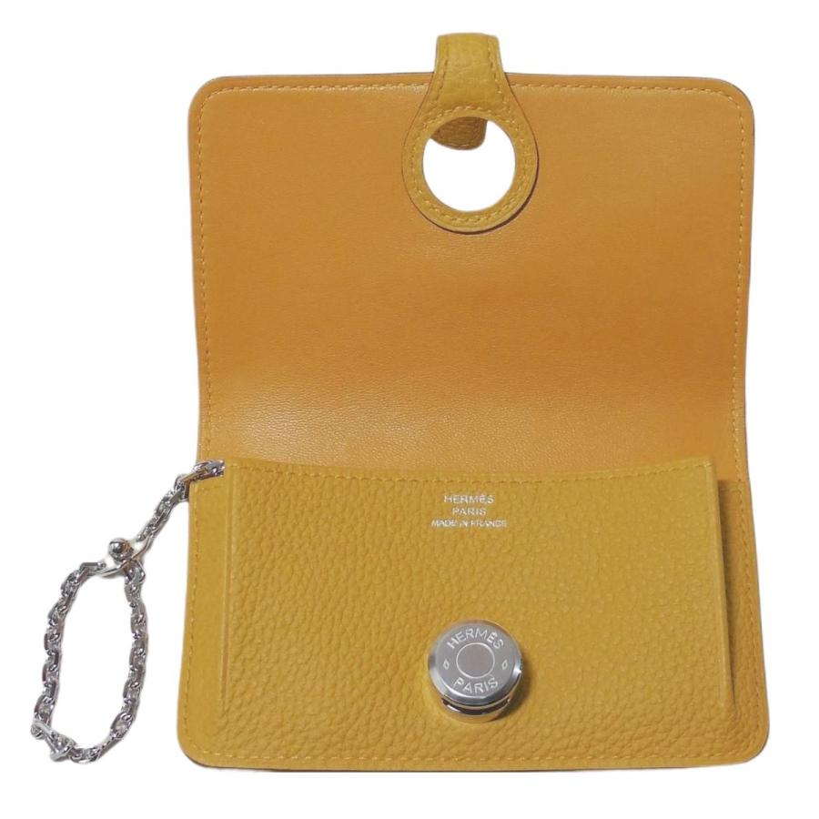 エルメス ドゴン キーケース ジョーヌ アンブル ヴォー トゴ HERMES ETUI CLES DOGON VEAU TOGO JAUNE AMBRE｜mitoyo｜02