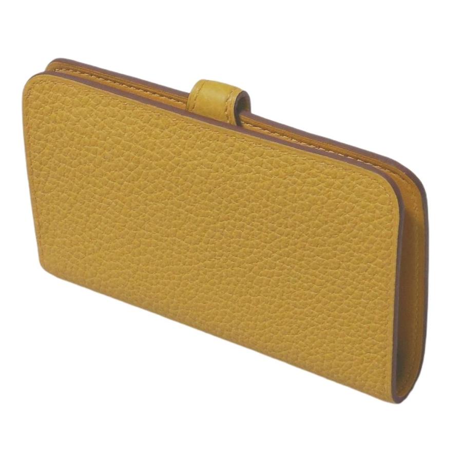 エルメス ドゴン キーケース ジョーヌ アンブル ヴォー トゴ HERMES ETUI CLES DOGON VEAU TOGO JAUNE AMBRE｜mitoyo｜06