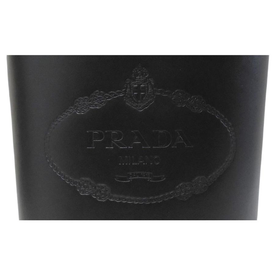 PRADA ブラック バケット PRADA SPORT プラダ スポーツ アーカイブ ロゴ ナイロン