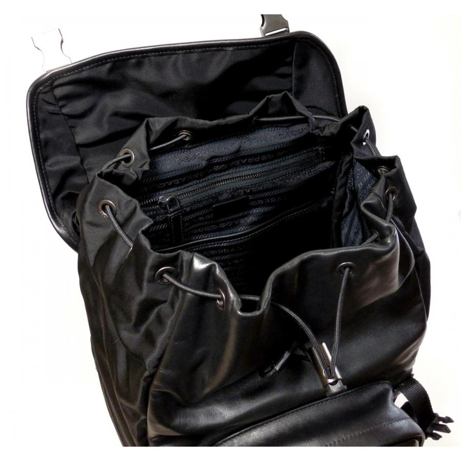 PRADA プラダ バックパック リュックサック ブラック カーフ