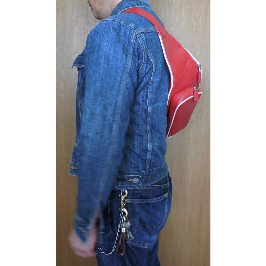 PRADA プラダ ボディーバッグ ウエストバッグ レッド＋ホワイト