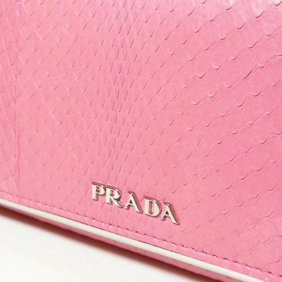 PRADA プラダ 長財布　ウォレット レザー ピンク 革　1MH132 プラダ PRADA 財布 長財布 レディース PRADA 1MH132 QHH F0442