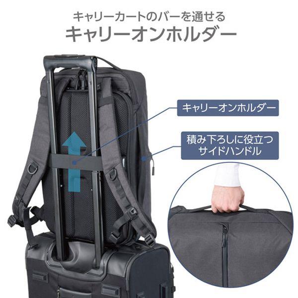 ハクバ プラスシェル シティ ジップバックパック15 G05 ブラック SP-CT05ZPBP15BK_4