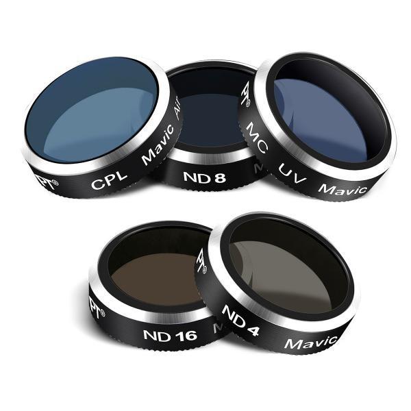 K&F Concept KF-DJFA5　フィルターキット　DJI Mavic Air(マビックエアー)用 5種 | K\u0026F Concept NANO-X ブラックディフュージョン 1⁄4
