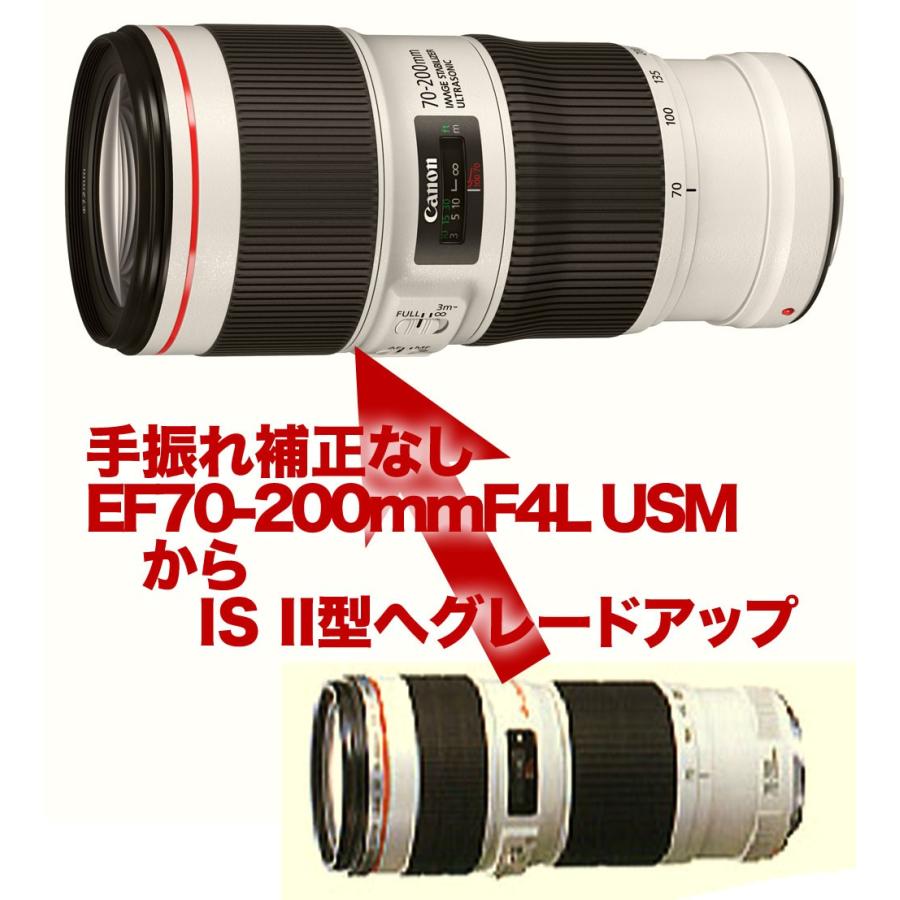 キヤノン EF70-200mm F4L USM → EF70-200mm F4L IS II USM 買い換え