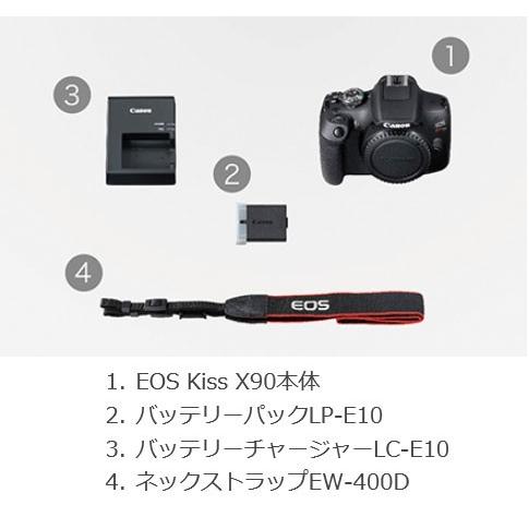 キヤノン EOS Kiss X90(W)・ボディー『納期3ヶ月程度』デジタル一眼