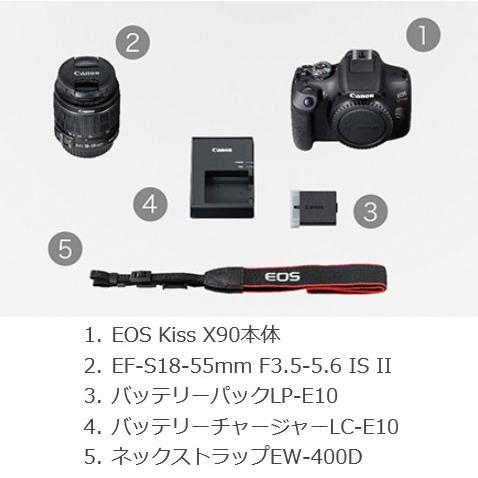 キヤノン EOS Kiss X90(W)・EF-S18-55 IS II レンズキット『納期 キヤノン EOS Kiss X90(W)・EF-S18-55 IS II レンズキット『納期