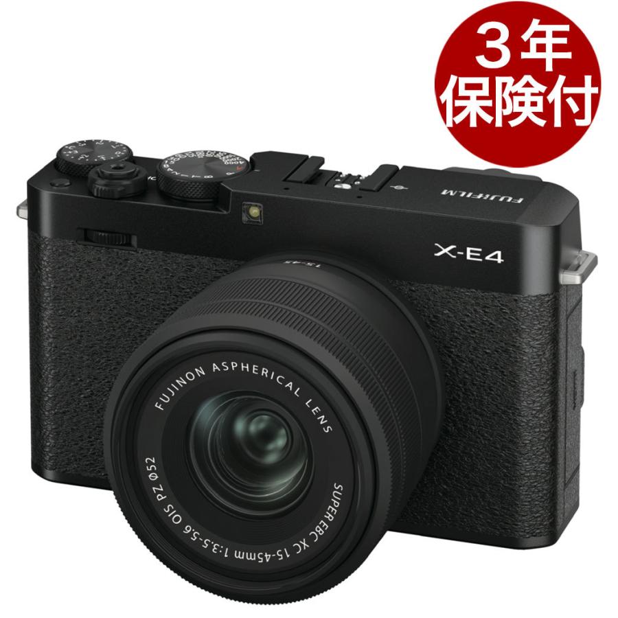 美品 FUJIFILM X-E4 レンズキット/ブラック/ミラーレス 富士フイルム FUJIFILM X-E4 レンズキット [シルバー] 価格比較