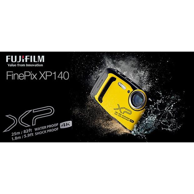Fujifilm FinePix XP140 ダークシルバー 水深25m防水・耐衝撃・耐寒 