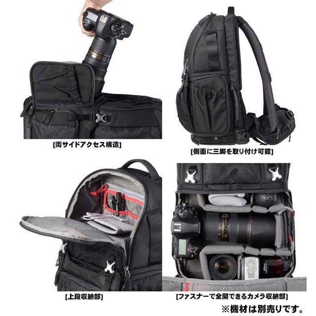 ハクバ GW-PRO RED バックパック ライト L カメラバッグ ブラック