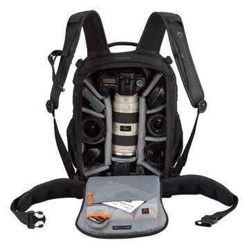 Lowepro フリップサイド400AW ブラック 背面から開けるバックパック型