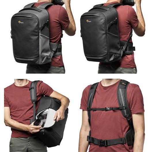Lowepro フリップサイド 400AWIII ブラックLP37352-PWW／ダークグレーLP37353-PWW バックパック型カメラバッグ Flipsideシリーズ カメラ用リュック_2