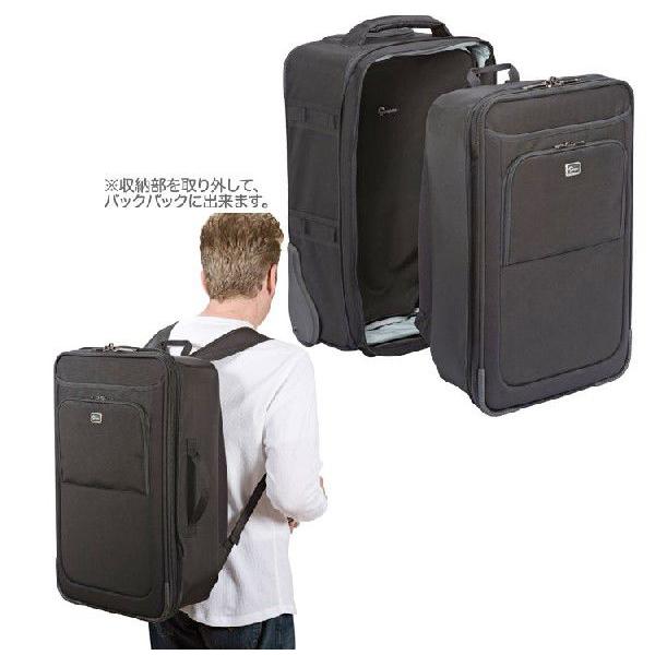 Lowepro プロローラーX300AW 収納部を取り外してバックパックに