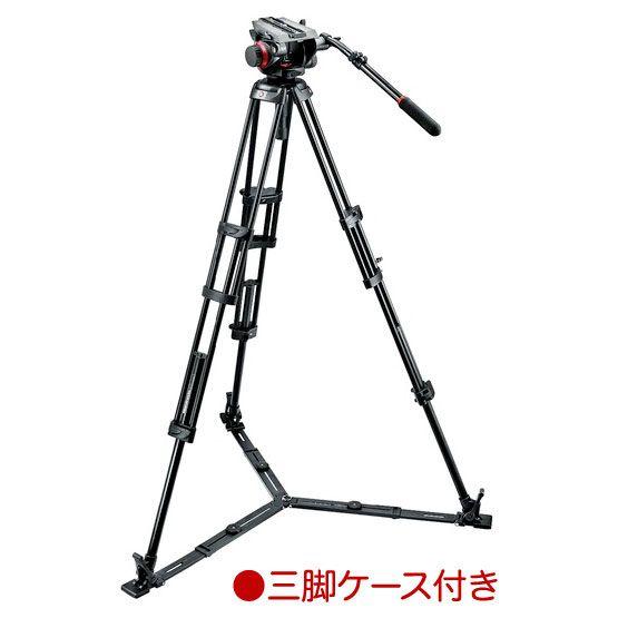 Manfrotto #504HD,546GBK プロビデオ三脚+プロフルード雲台+ Manfrotto #504HD,546GBK プロビデオ三脚+プロフルード雲台+