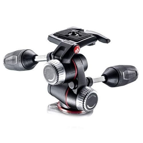 極美品 Manfrotto MHXPRO-3W 3ウェイ高精度雲台 Manfrotto #MHXPRO-3W X-PRO3ウェイ雲台クイックリリースプレート付