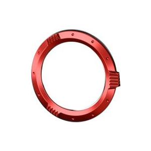 OLYMPUS VM7098 レンズリングフロント赤 TG-2ブラック用飾りリング赤色