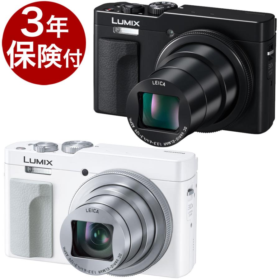 LUMIX TZシリーズ [3年保険付]Panasonic TZ99 -Kブラック／-Wホワイト